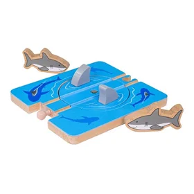 Bigjigs Shark Attack Track Puulelu 4-osaa