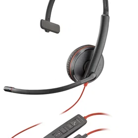 Poly Blackwire 3215 USB-A hörlurar 80S06AA