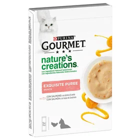 Nature's Gourmet Creations Purée Snack Lohi & Porkkana 5x10g