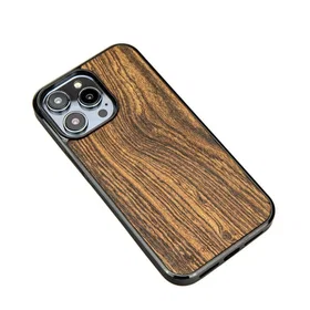 BOCOTE Träfodral för iPhone 15 Pro Max