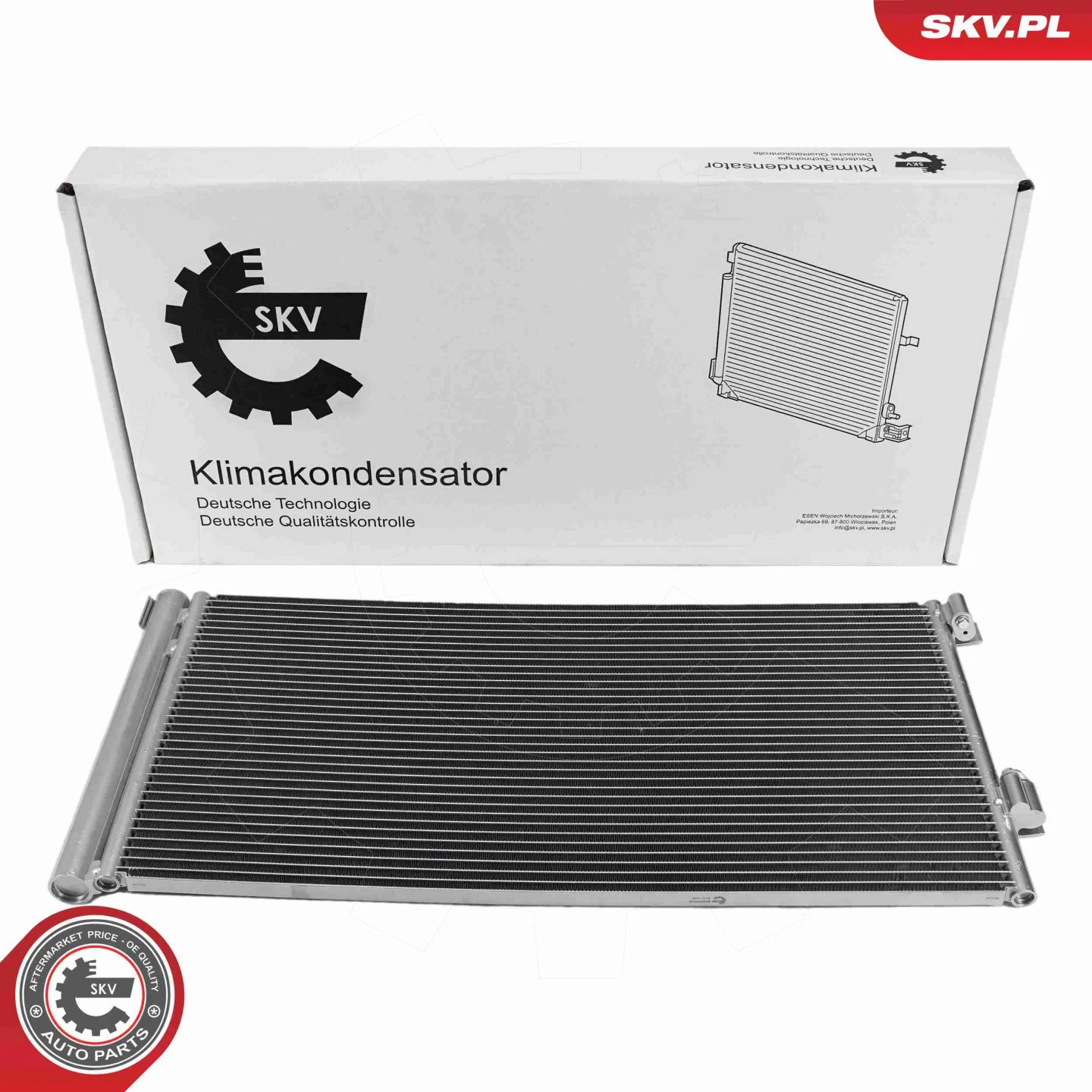 Esen SKV A/C Condenser 86SKV079