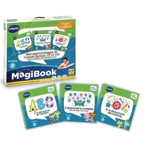 Vtech MagiBook Interaktivt Lärsystem 3-Bok 80-489005