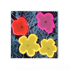 Yellowpop Andy Warhol Flowers LED