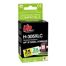 UPrint H-305XLCL (Cyan/Magenta/Yellow) Multipack