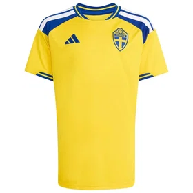 Adidas Sverige 2025/26 Hjemmebane trøje (Børn)