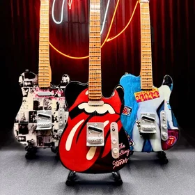 Rolling Stones Mini Guitar Replica Collectible