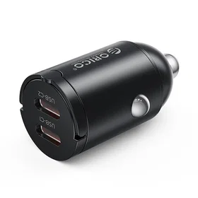 Orico MiniRing MR-30-2C-BK-EP-HU Kakso USB-C -autolaturi 30W