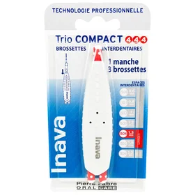 Inava TrioCompact Rouge Mellomromsbørste