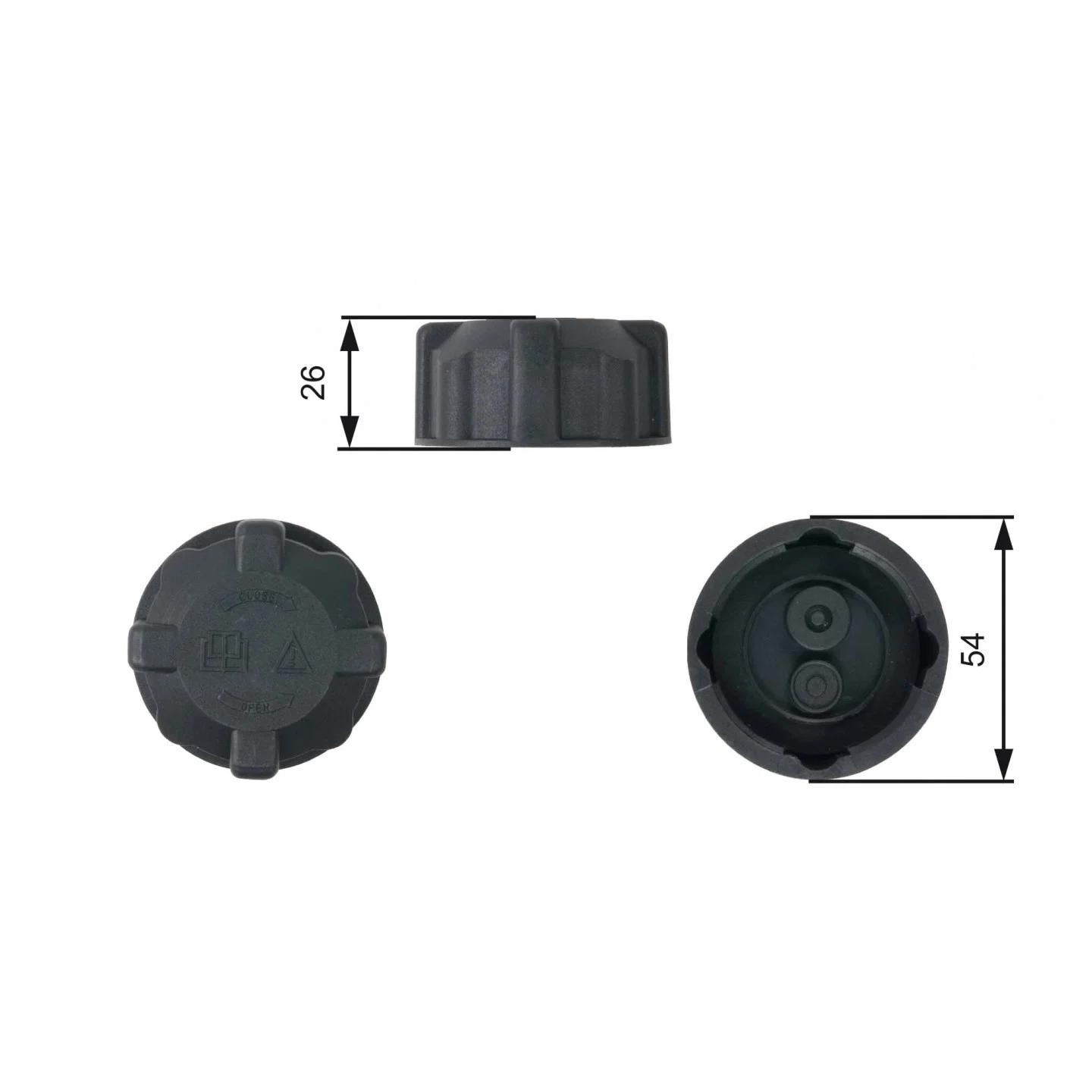 Gates Radiator Cap RC202