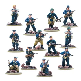 Warlord Games 28mm Soviet Naval Brigade Veteran Squad (WGB-403214008)
