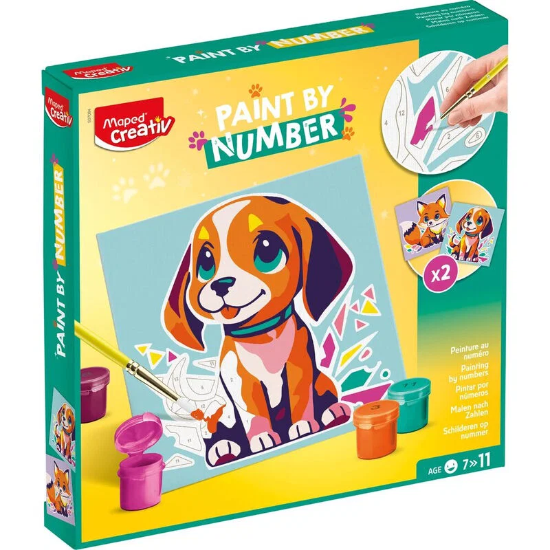 Maped Paint by Numbers Painting Activity Kit