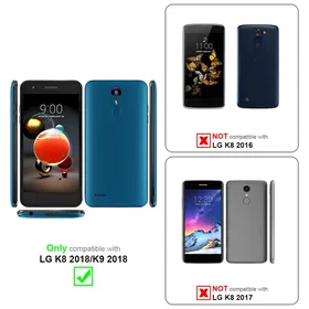 Cadorabo Kukka-kuvioinen lompakko-kotelo LG K8 2018/K9 2018