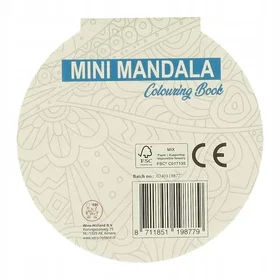 MINI Mandala Anti-stress Farvelægningsbog til Børn og Voksne