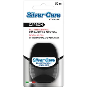 SilverCare One Carbon Aloe Vera Tandtråd 50m