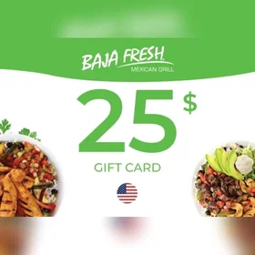 Baja Fresh Gavekort 25 USD