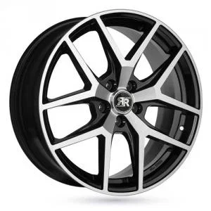 Racer Element Shiny Black Machined Face 9x19 5/112 ET35 B66