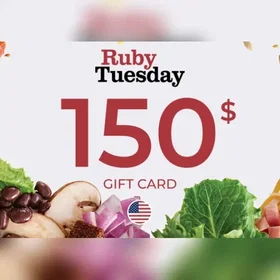 Ruby Tuesday Gavekort 150 USD