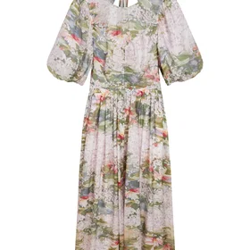Ted Baker Jonora Puffærmet Midi Kjole