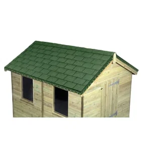 Onduline Bardoline Square Roofing Shingles 05026463431668 2m2 (Green)