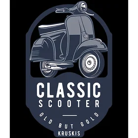 Kruskis Classic Scooter Kortärmad T-shirt (Herr)