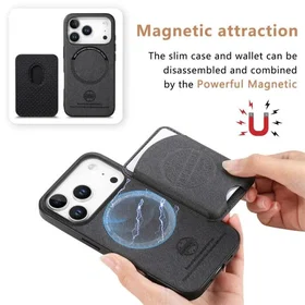 Magneettinen Wallet Case för iPhone 14 Pro