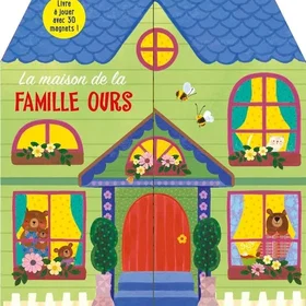 LE The Bear Family House Magnetisk Bok