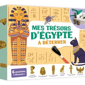Auzou Mes Trésors D'Égypte À Déterrer Science Exploration Set 6 B0CZXKH55N