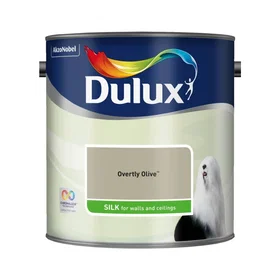 Dulux Silk Emulsion Paint Overtly Olive 2.5L