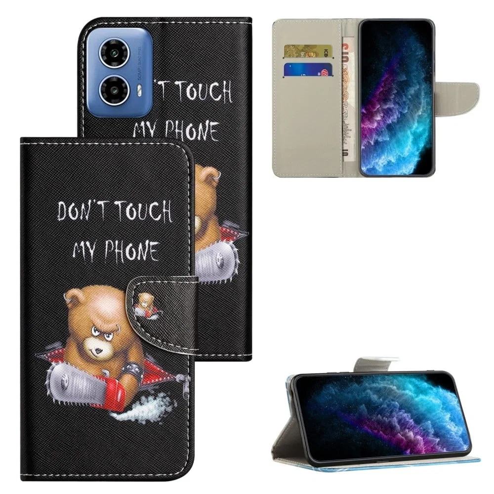 Wonderland Fold Case for Motorola Moto G34