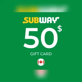 Subway Gavekort 50 CAD Key - CANADA