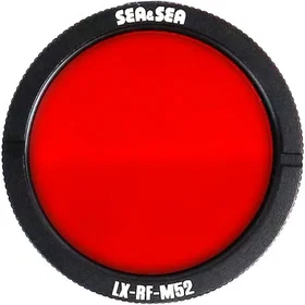 Sea & Sea LX-RF-M52 Röd Gelfilter One Size för LX Spotlight