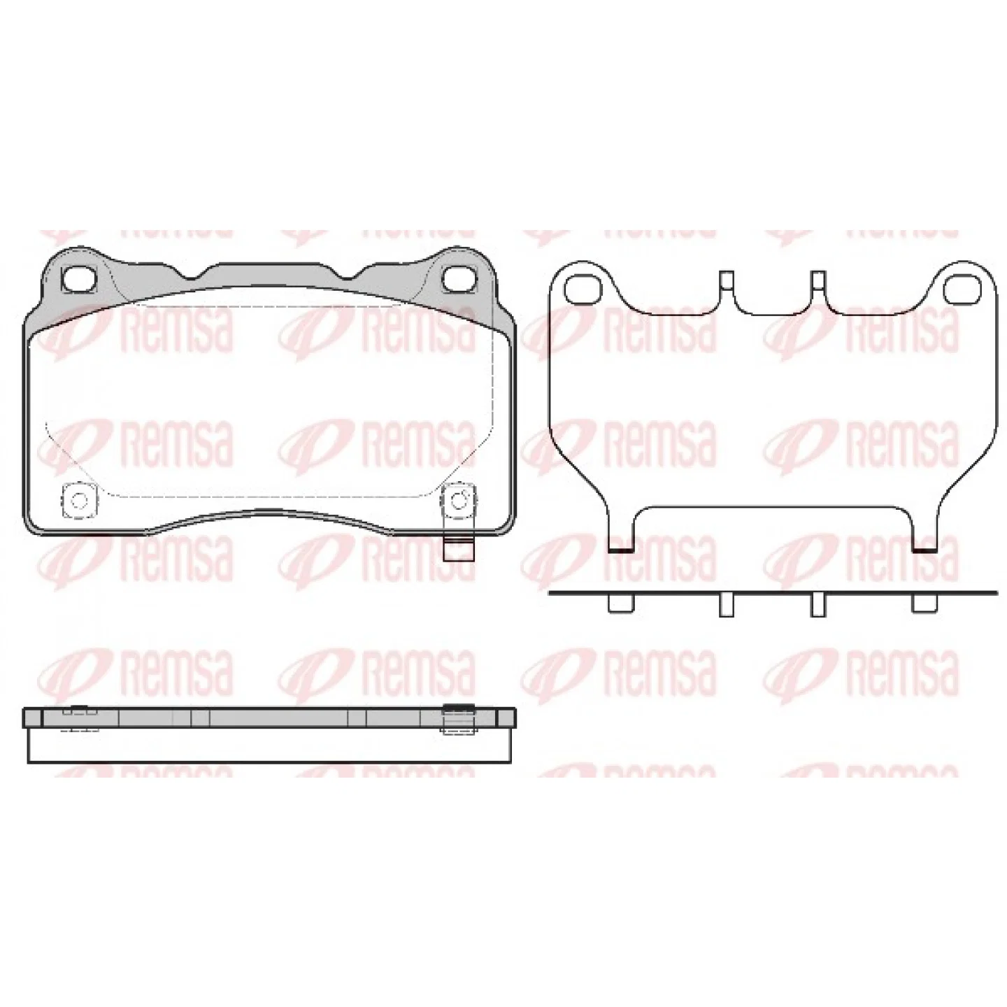 Remsa Disc Brake Pad Set 0666.64