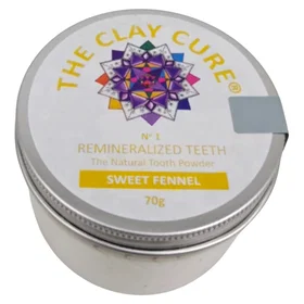 The Clay Cure Remineralized Teeth No. 1 Sweet Fennel Tandpulver 70g