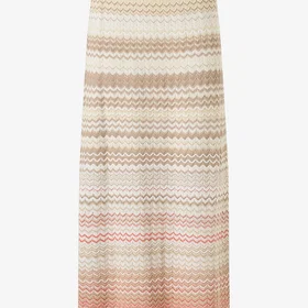 Mos Mosh Zig Zag Knit Polyester Kjol