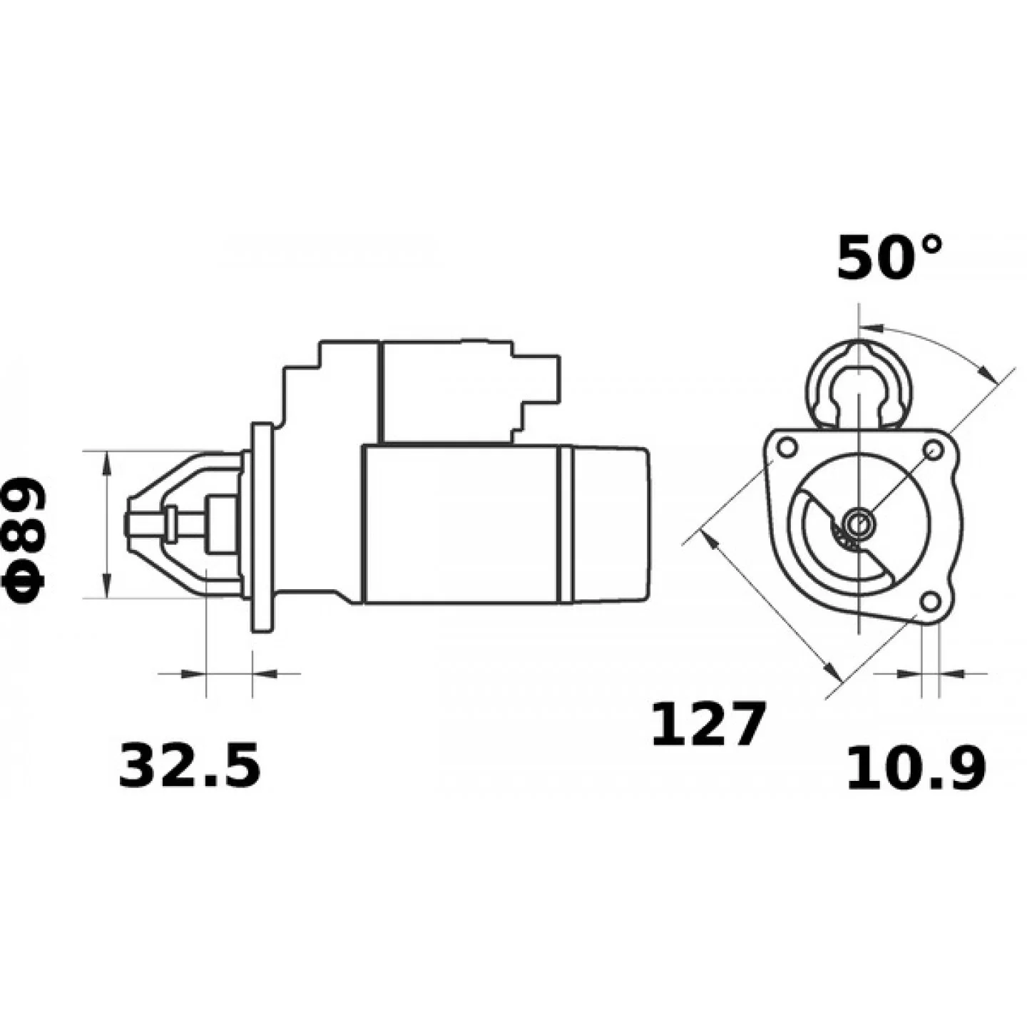 Mahle Original Starter Motor MS 295