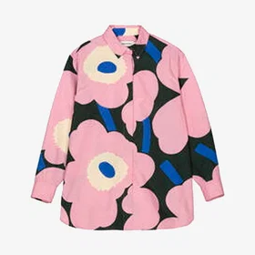 Marimekko Ruoste Unikko Skjorta (Dam)