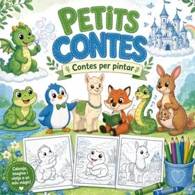 Contes Petits : Per Pintar Färgläggningsbok