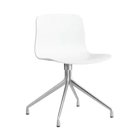 Hay AAC 10 Matbordstol Polished Alu. & White 2.0