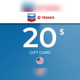 Chevron and Texaco USA Gavekort 20 USD
