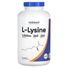 Nutricost L-Lysine 1000mg 240 Tablets