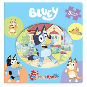 PHIDAL Bluey My First Puzzle Book 5 Puzzles