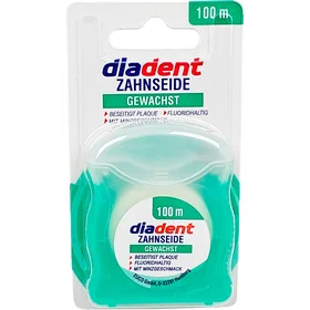 Diadent Vaxad Fresh Mint & Fluor Tandtråd 100m
