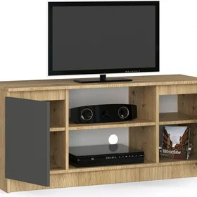 AKORD OP0LRTV120ARTSZA Meuble TV 2 étagères