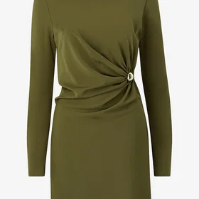 By Malina Mailey Jersey Brosje Mini Kjole