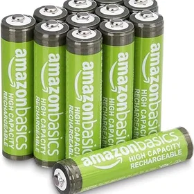 AmazonBasics AAA batteries 850 mAh Rechargable 12-pack