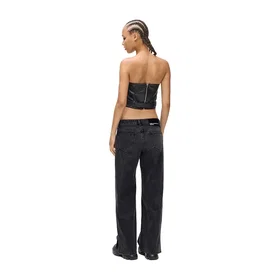 Karl Lagerfeld A4w10053 Vida Leg Låg Midja Jeans (Dam)