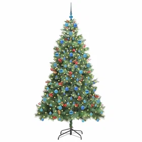 vidaXL Konstgjord Gran Grön 210cm