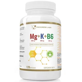 Progress Labs Mg+K+B6 120 Kapslar