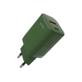 Hune PADRE-CARGADOR Dobbelt USB-C & USB-A Væglader med USB-C til USB-C Kabel 20W