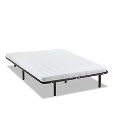 Olympe EGIO Cadre de lit avec matelas Latex Like & base métallique 160x200cm